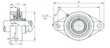 帶座菱形外球面軸承座ucfl系列型號規(guī)格參數(shù) siaif不銹鋼軸承