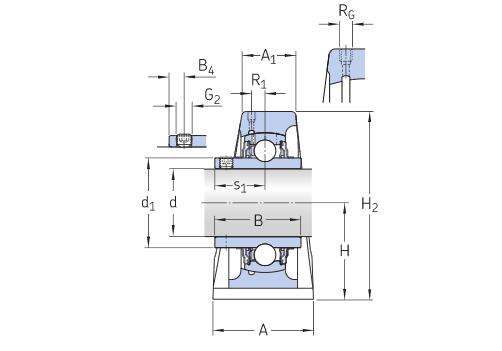 耐高溫軸承座UCP20928 為汽車噴涂車間提供高溫環(huán)境下的可靠支撐